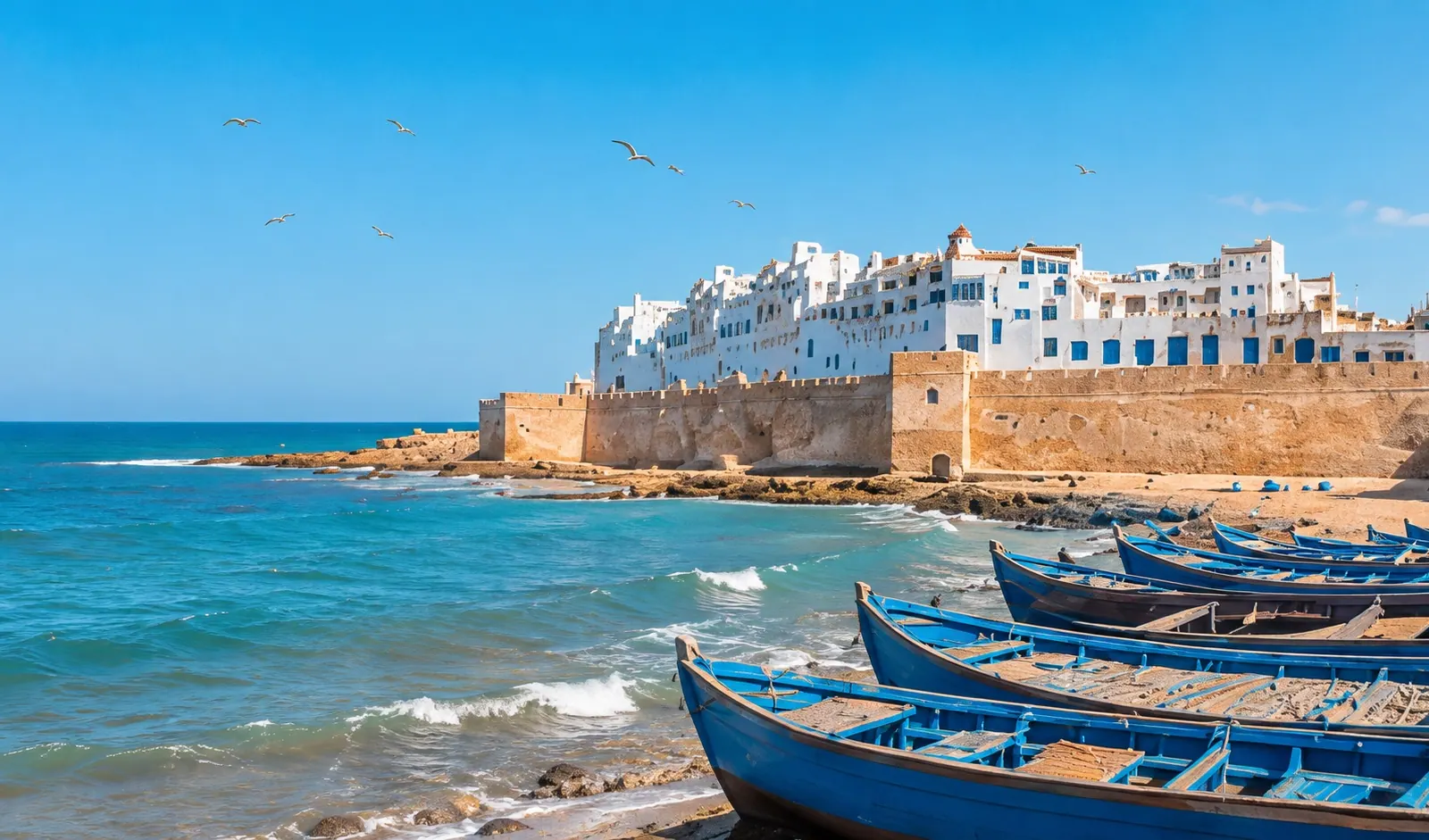 View of the Essaouira coast